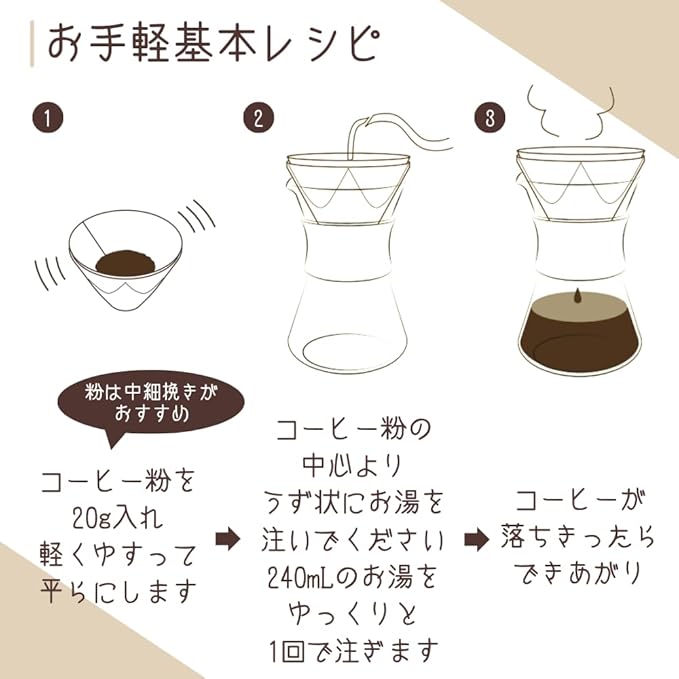 HARIO OCP-40-B Handy Coffee Pot 1st Dripper Server Set, Hand Drip for Beginners, Black