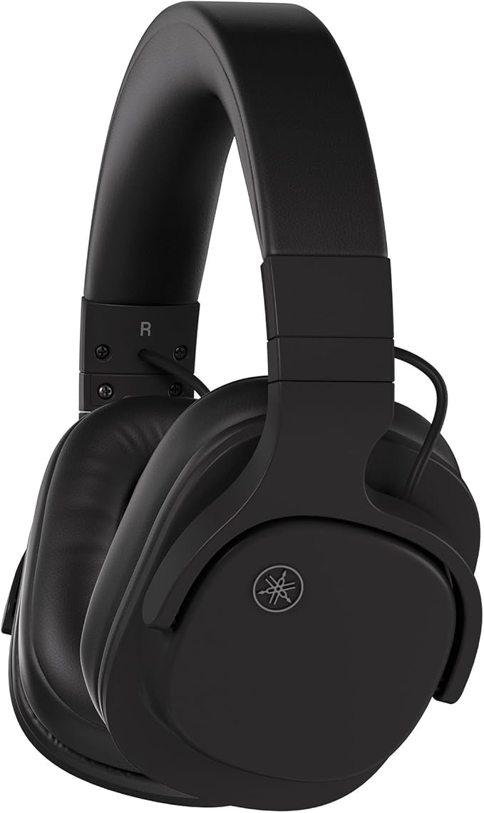 Yamaha YH-L500A(B) Wireless Headphones:Wired Connectivity Compatible, Black