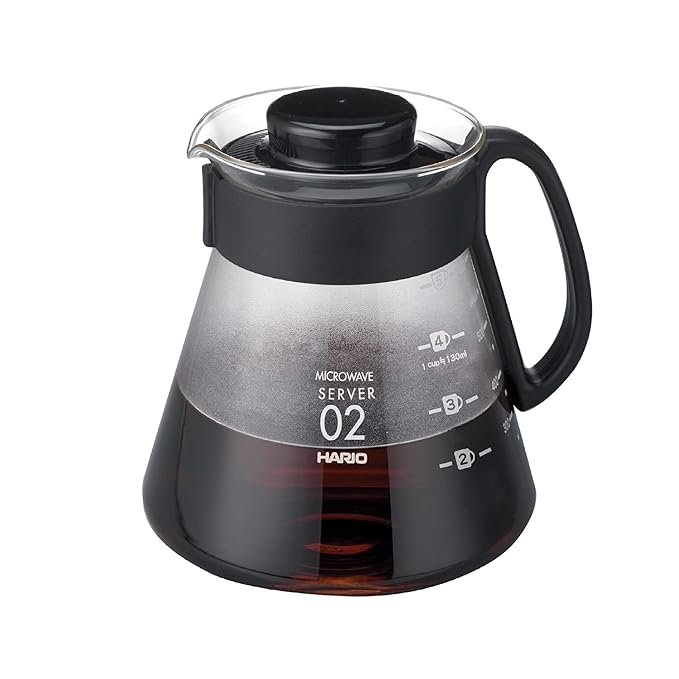 Hario V60 Glass Range Coffee Server, 600ml
