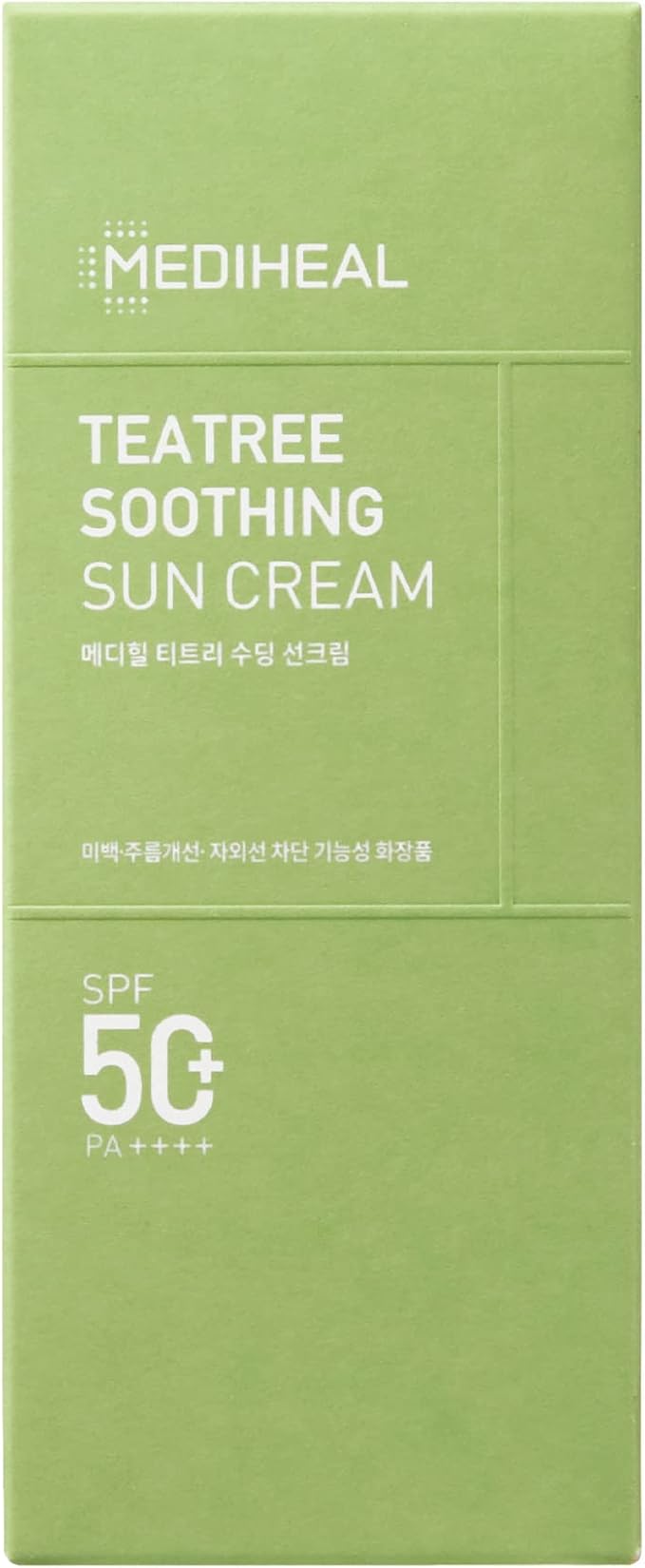 Mediheal Tea Tree Soothing Sun Cream, 1.7 fl oz (50 ml), SPF50+PA+++