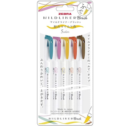 Zebra WFT8-5C-RC-N Highlighter, Mild Color, RC5 Colors