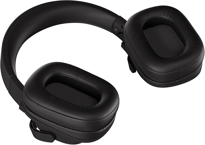 Yamaha YH-L500A(B) Wireless Headphones:Wired Connectivity Compatible, Black