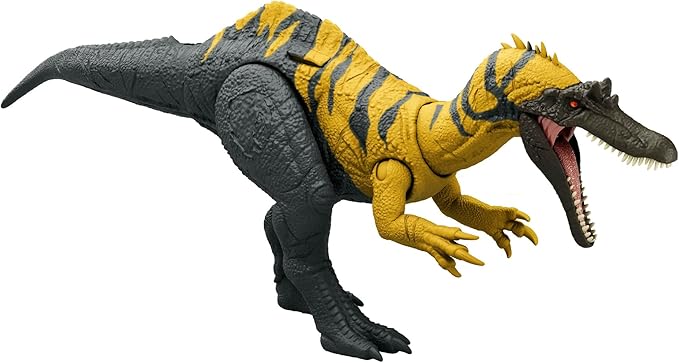 Mattel Jurassic World JURASSIC WORLD JCL66 Keratoscops Dinosaur Toy Toy for Kids Total Length: Approx. 12.8 inches (32.5 cm) 4 Years Old and Up Yellow