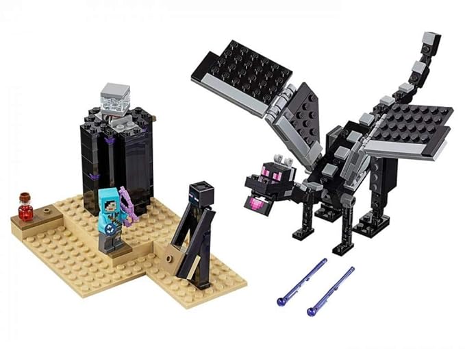 LEGO Minecraft The End Battle 21151 Building Kit , New 2019 (222 Piece)