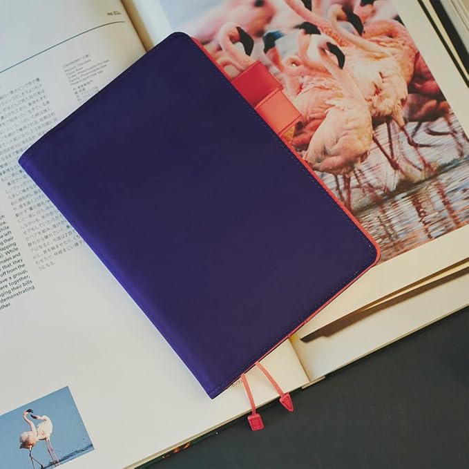Hobonichi Cousin (A5) Size Notebook Cover Colors/Night Flamingo