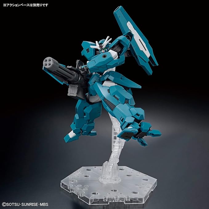 BANDAI SPIRITS Hg Mobile Suit Gundam Mercury Witch Gundam Lubrisul 1/144 Scale Color Coded Plastic Model, Grey