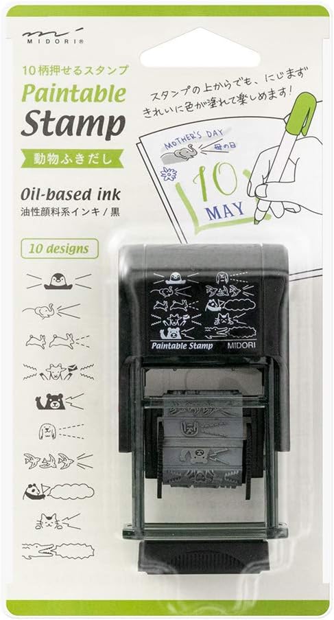 Midori 35376006 Rotating Stamp, List Patterns