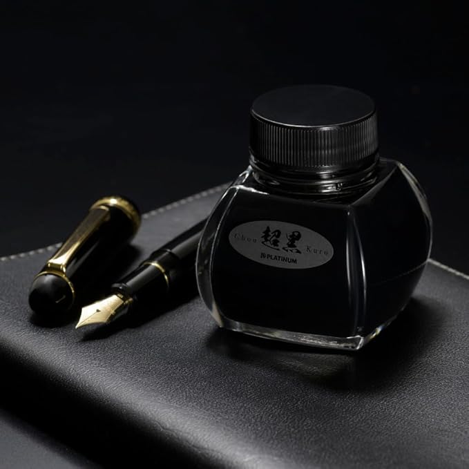 Platinum, Ink Bottle - Carbon Black CHOU Kuro (60mL).