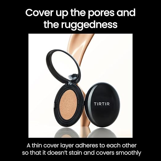 TIRTIR Mask Fit Mini Cushion Mask Fit Mini Cushion, Main Unit, 0.2 oz (4.5 g) (MASK FIT 21N)