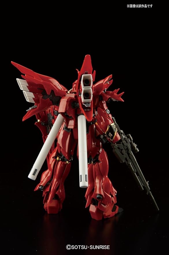 Bandai Hobby RG MSN-06S Sinanju Gundam Uc Action Figure (1/144 Scale)