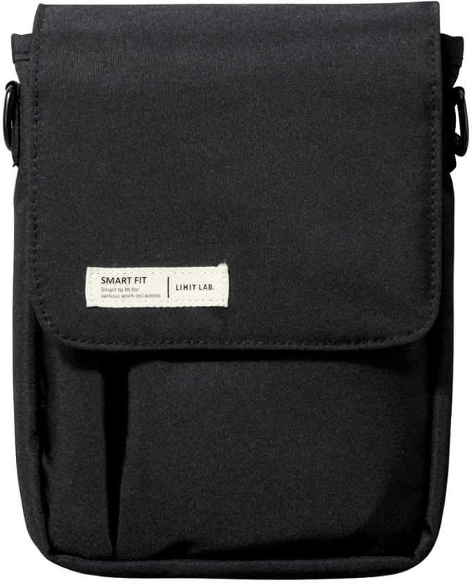 Lihit Lab Smart Fit A7574-4 Carrying Pouch, 5.8 x 4.1 inches (A6 / 148 x 105 mm), Orange