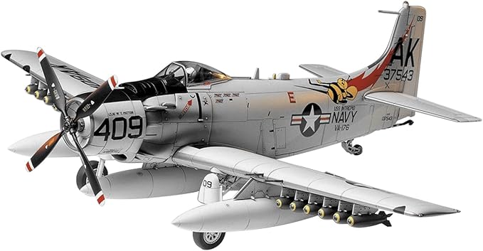 Tamiya 1/48 Masterpiece Series No.58 US Navy Douglas A-1H Skyradar Plastic Model 61058