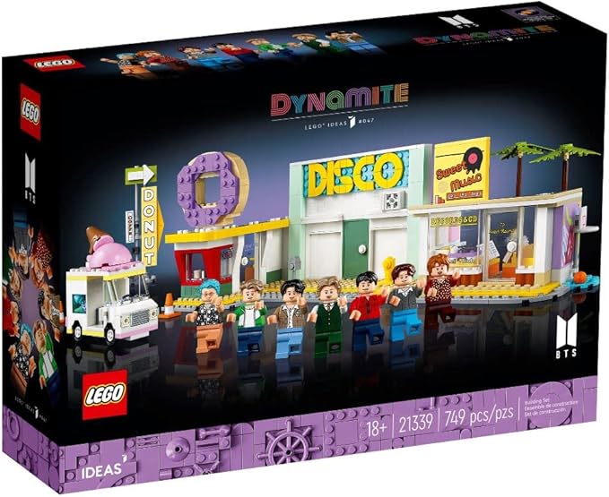 LEGO Ideas BTS Dynamite 21339 Building Block Set, Toy, Present, Birthday, Blocks