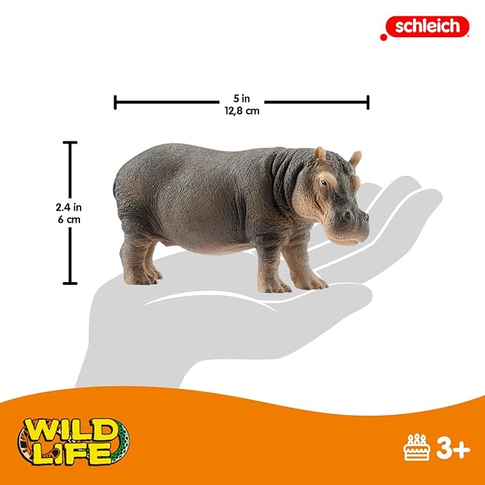 Schleich Hippopotamus Toy Figure