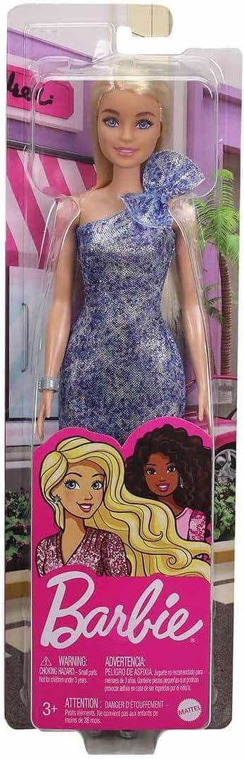 Barbie GRB32 Glitter Ruby, Blue, Dress Up Doll