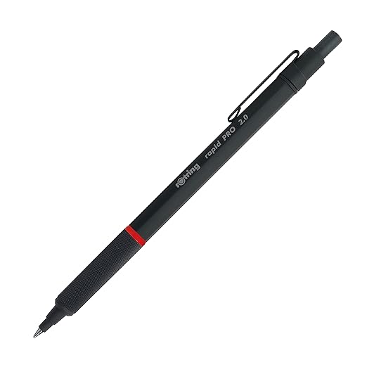 Rotring Rapid Pro Mechanical Pencil, 2.0 mm, Black