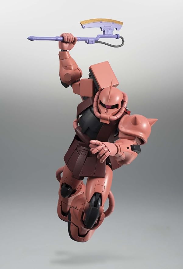 BANDAI Gundam Ms 06 S Zaku Ii Chars Custom Model Anime Version Robot Spirits Action Figure
