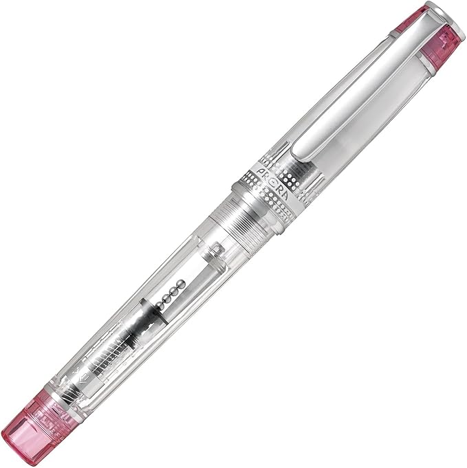 PILOT PFPR1TPCM Pen, Prera PRERA Fountain Pen, Color Discount, CM, Calligraphy, Transparent Pink