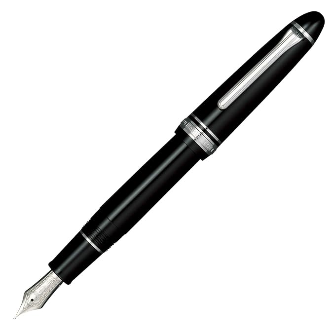 Sailor fountain pen profit 21 silver black faint 11-2024-220