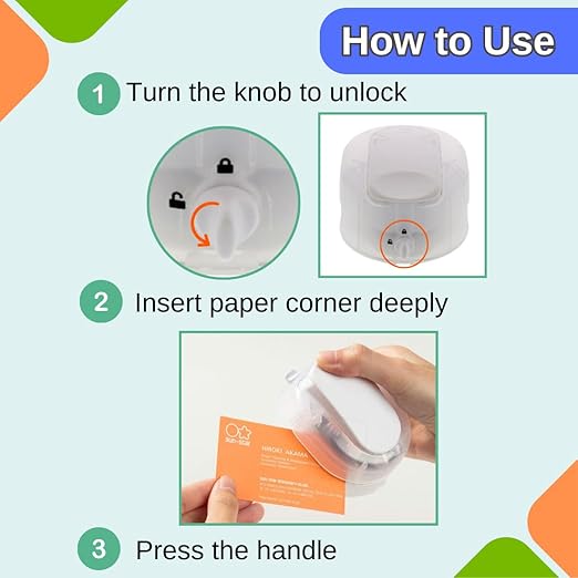 Sunstar Stationery Corner Cutter Kadomaru PRO NEO White