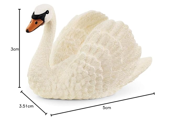 Schleich Farm World, Animal Figurine, Farm Toys for Boys and Girls 3-8 years old, Swan