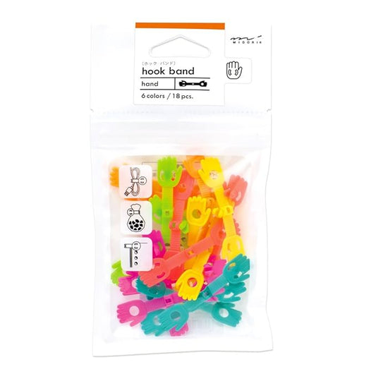 Midori Hook Band 6 Colors Assorted, Hand (43260006)