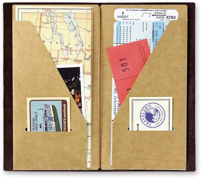 Midori Notebook Refill Kraft File Regular Size 14332006