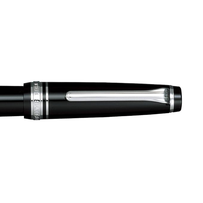 SAILOR Sapporo Black 14ct Gold Nib with Rhodium Plated Trims Fountain Pen