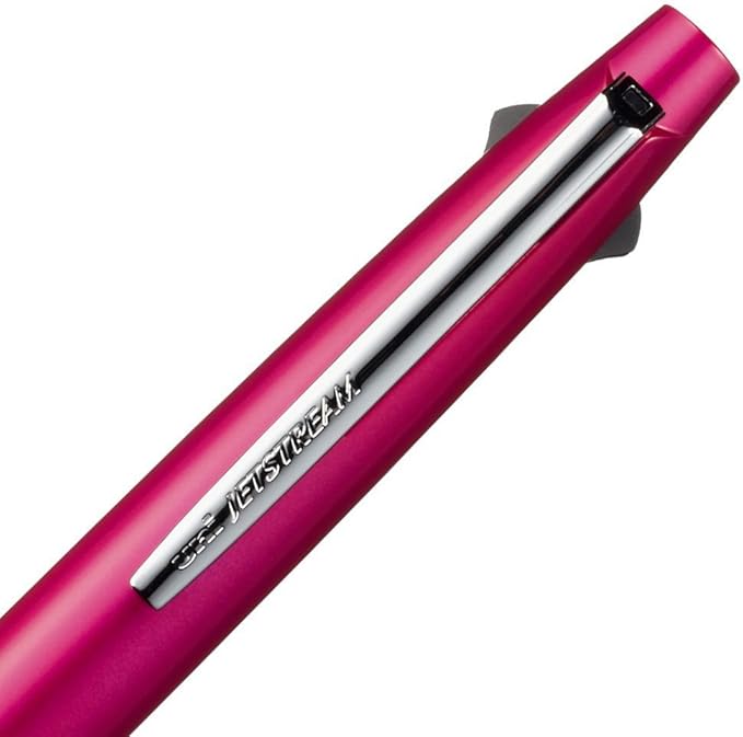 Uni Mitsubishi Jetstream 2 & 1 Pen, Multi-Function, Safety Pink