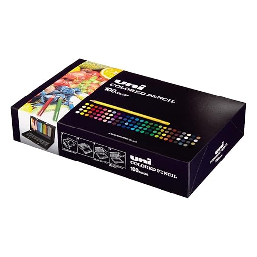 Uni Mitsubishi Pencil Uni Colored Pencils 100 Colors Set