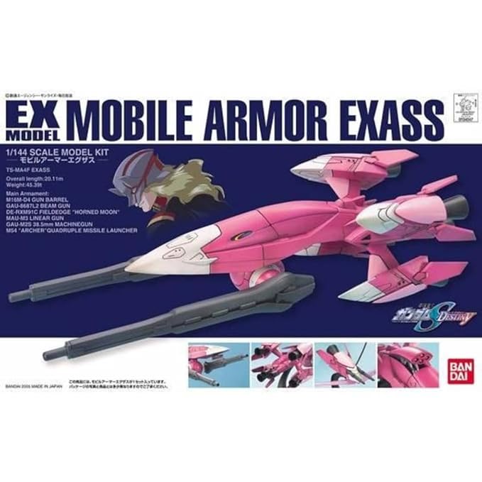Bandai Gundam EX-22 Mobile Armor Exass 1/1700 Scale Model Kit