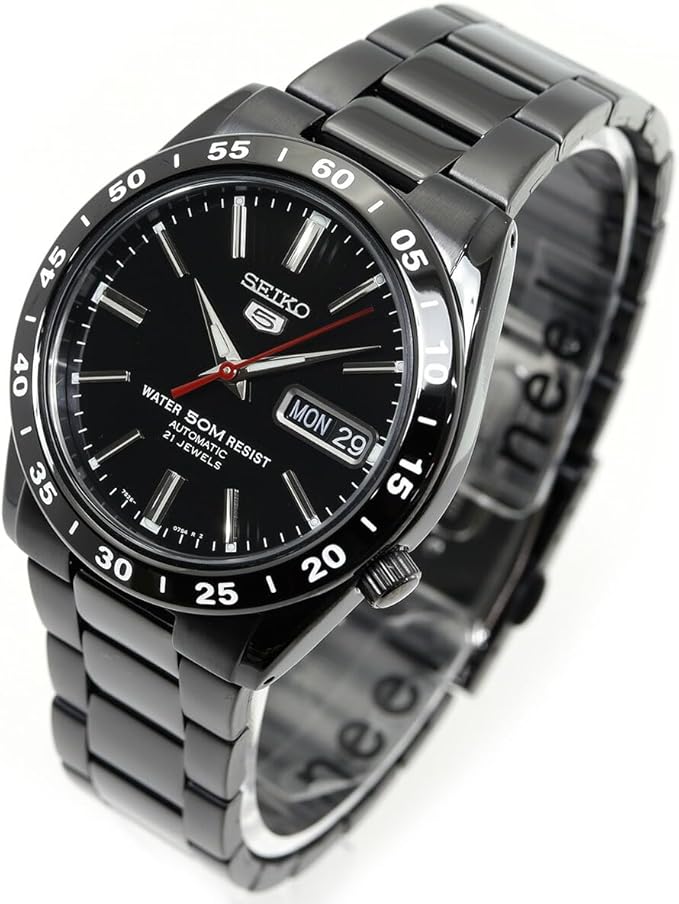 Seiko Wristwatch, Automatic Winding, Overseas Model, SNKE03KC, Men's Black, Black, Bracelet Type