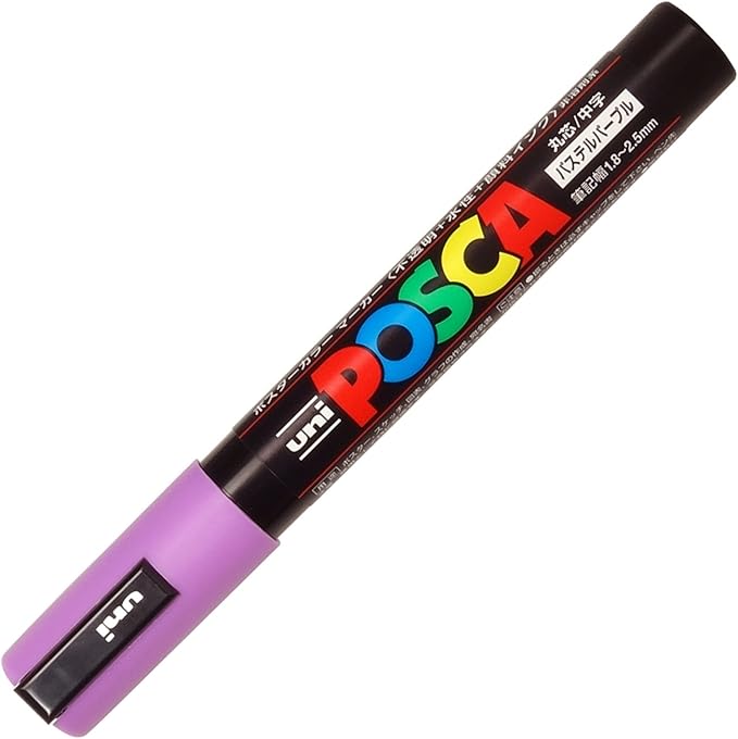 Uni Mitsubishi Pencil Water-based Pen Posca Medium Round Tip Green 10 Pieces PC5M.6