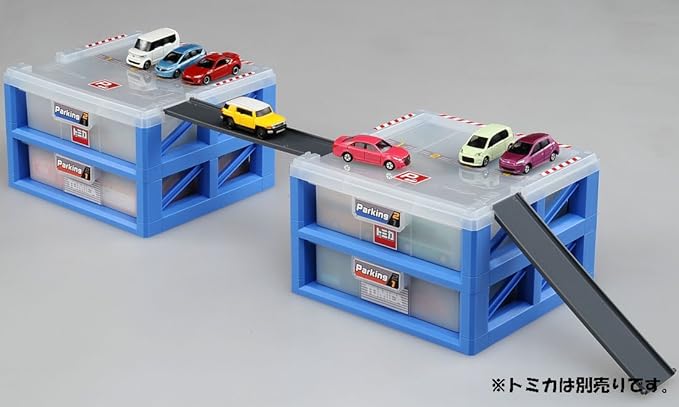 タカラトミー(Takara Tomy) Metal Tomica New Parking Case for 1: 64 Scale Die Cast Cars, Multicolor