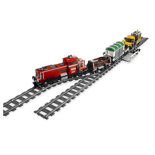 Lego City Cargo Train Red Train's 3677