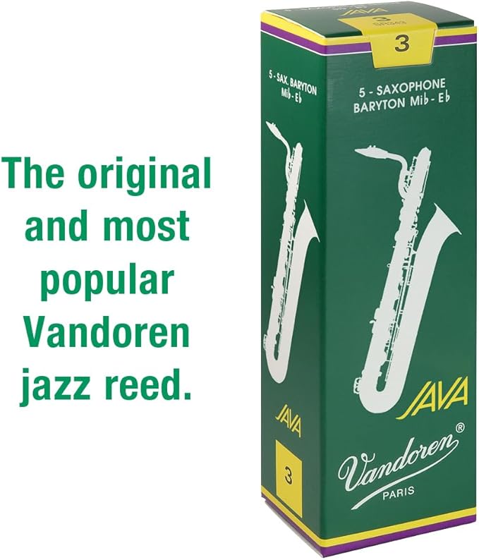 Vandoren Baritone Saxophone Reeds Java Hardness: 3 (5 pieces)