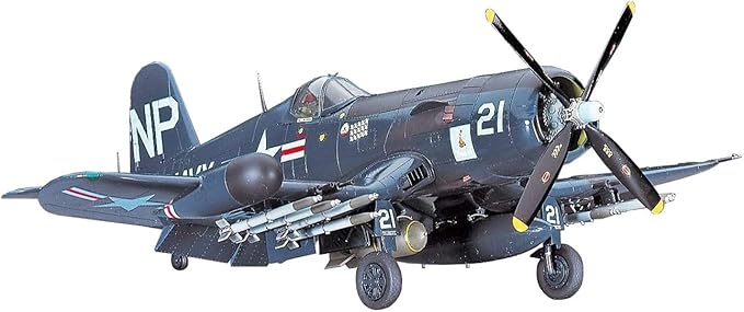 Hasegawa 1/48 US Navy/Marine Corps Night Fighter F4U-5N Corsair Plastic Model JT75