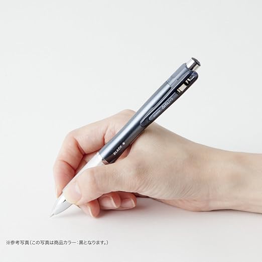 Zebra Air Fit 2 with S, 2 Color 0.7mm Ballpoint and 0.5mm Mechanical Pencil, Silver Body (P-SA9-S)