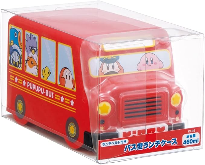 Skater DLB5 Bento Box, Bus Type, Two-Tier, Kids, Kindergarten, Nursery, Elementary School Students, Cute, Car, Small, Kirby, Nintendo, Boys, Boys