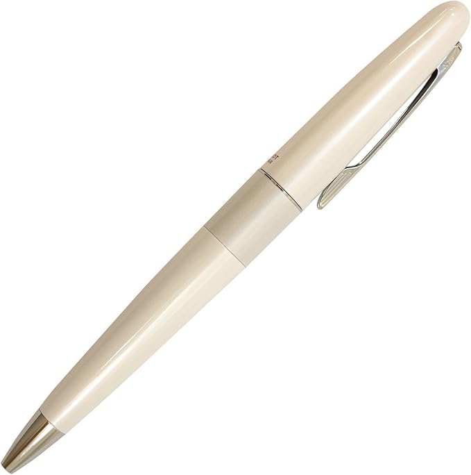 Pilot Ballpoint Pen Cocoon BCO-150R-W White Body Size: 140x10.0mm/Oil-based Black Ink/30g