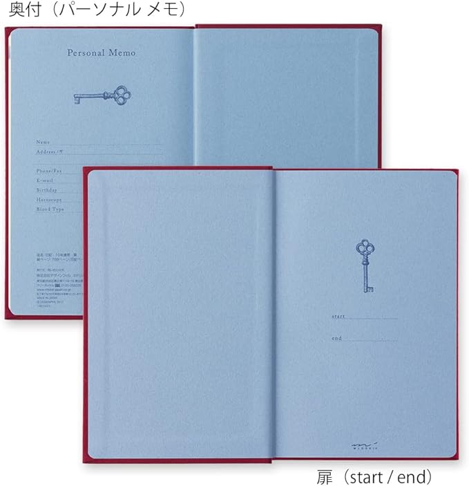 Midori 12860006 Diary, 10-Year Consecutive Door