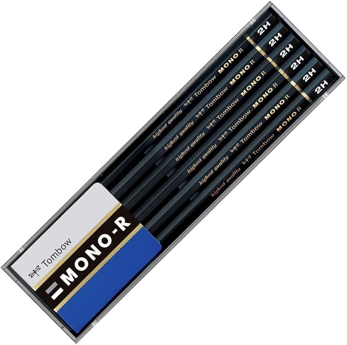 Tombow Mono-R Pencil Set with Plastic Case