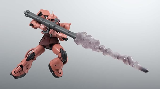 BANDAI Gundam Ms 06 S Zaku Ii Chars Custom Model Anime Version Robot Spirits Action Figure