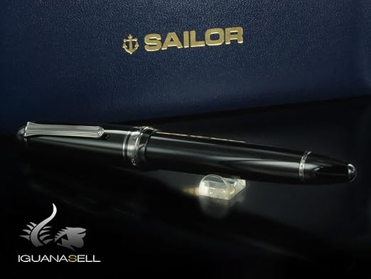 Sailor Fountain Pen Profit21 silver Medium Point (11-2524-420) black Lustre