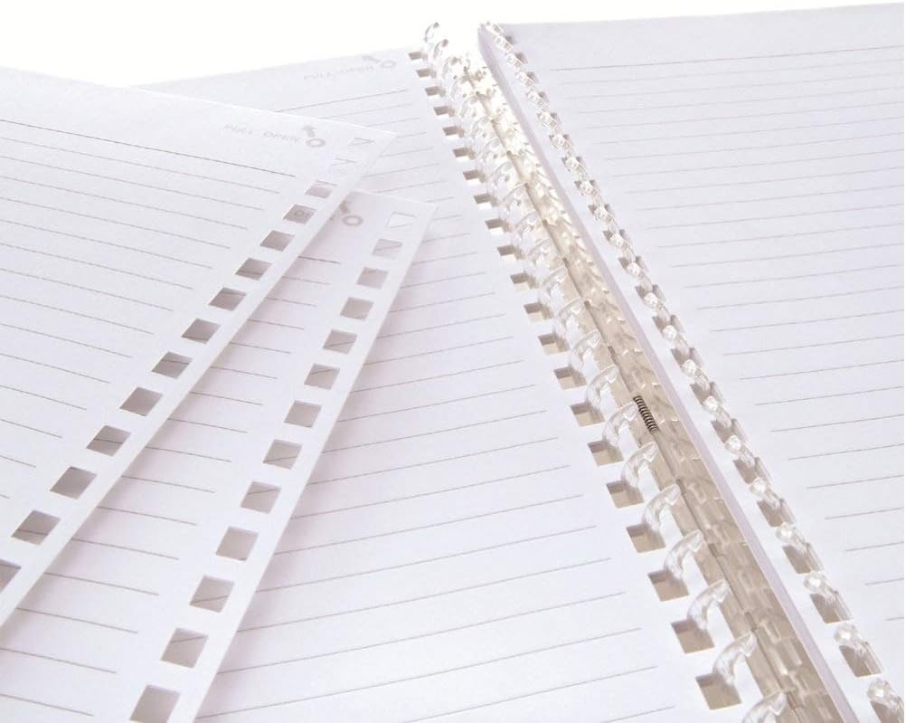 Lihit Lab Twist Notebook Loose Leaf A5 24 Holes B Ruled 30 Sheets N1650
