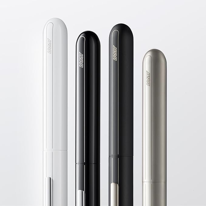 LAMY Dialog 3 Fountain Pen, Fine Nib, L74BK-F, Black, Dual Use