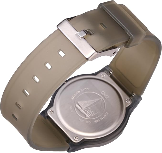 Citizen Q&Q Analog Wristwatch, Water Resistant to 10 ATM, Unisex, Urethane Strap, White x Skeleton