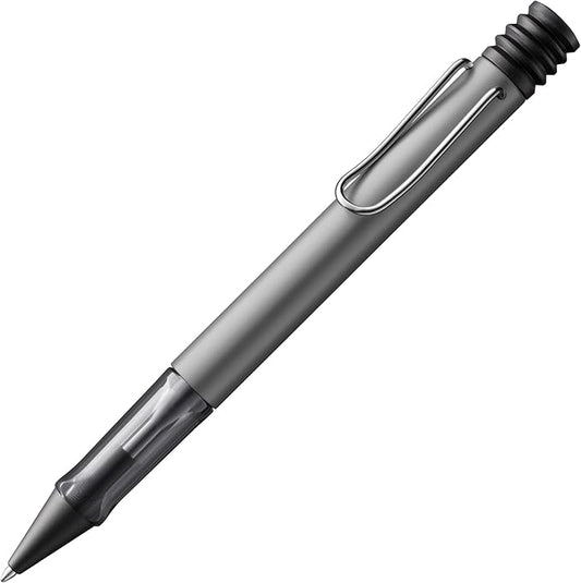 LAMY AL-star graphite ballpoint pen - transparent ergonomic grip pen, line width M - lightweight aluminum body - large capacity refill black LAMY M 16 included