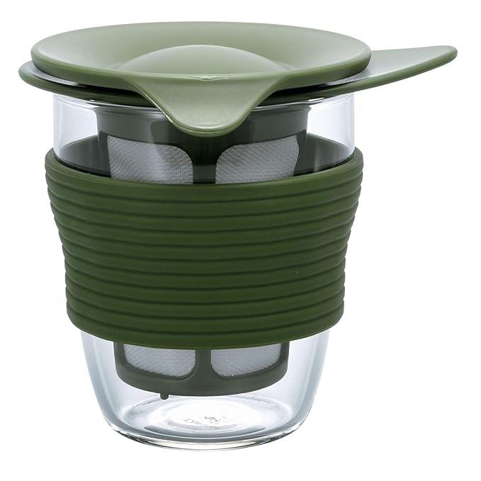 Hario HDT-M-R Handy Tea Maker, Medium, Red