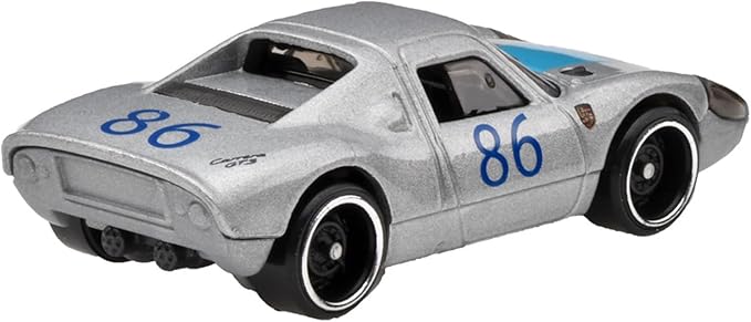 Hot Wheels HYB75 Basic Car Porsche 904 Carrera GTS Ride on Toy Mini Car 3 Years Old and Up Silver